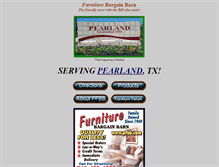 Tablet Screenshot of pearlandbargainfurniture.com